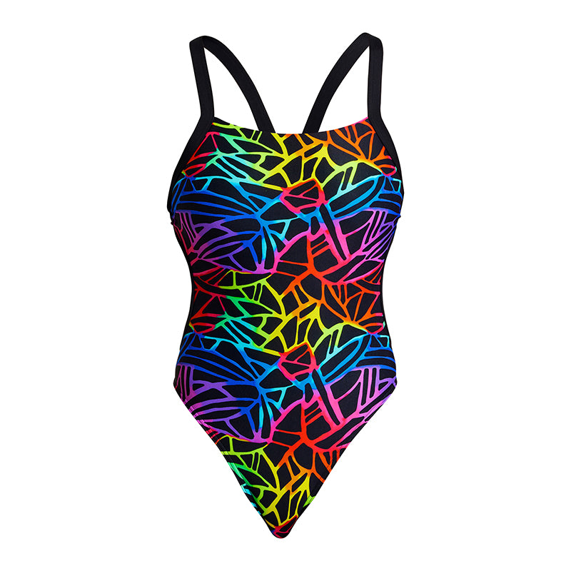 Funkita - Rainbow Web - Ladies Brace Free One Piece