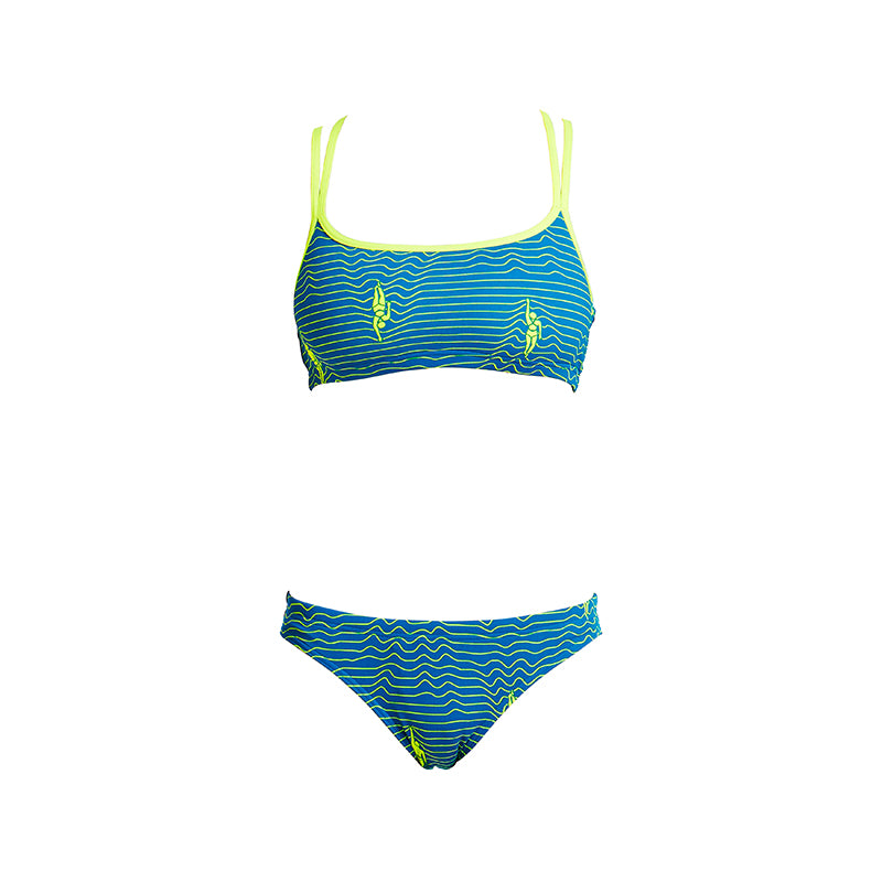 Funkita - Ripple Effect - Girls Criss Cross Two Piece