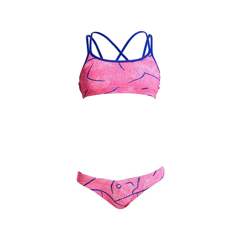 Funkita - Rock Salt - Girls Criss Cross Two Piece