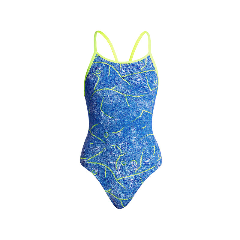 Funkita - Sea Salt - Girls Diamond Back One Piece