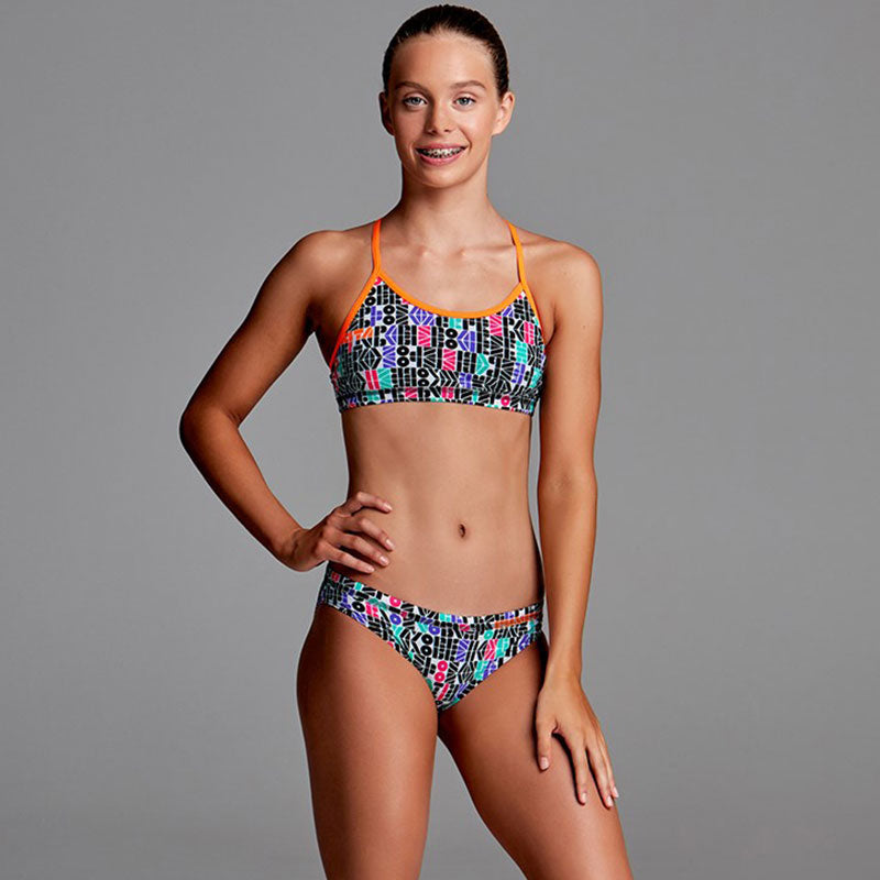Funkita - Secret Code - Girls Racerback Two Piece