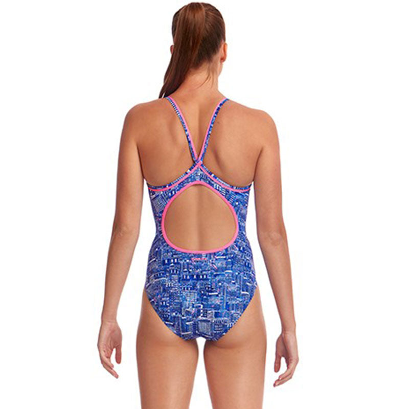 Funkita - Sky City - Ladies Diamond Back One Piece