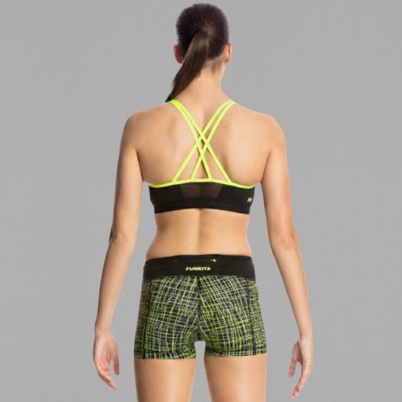 Funkita - Slash 'n Burn - Ladies Bondage Crop Top