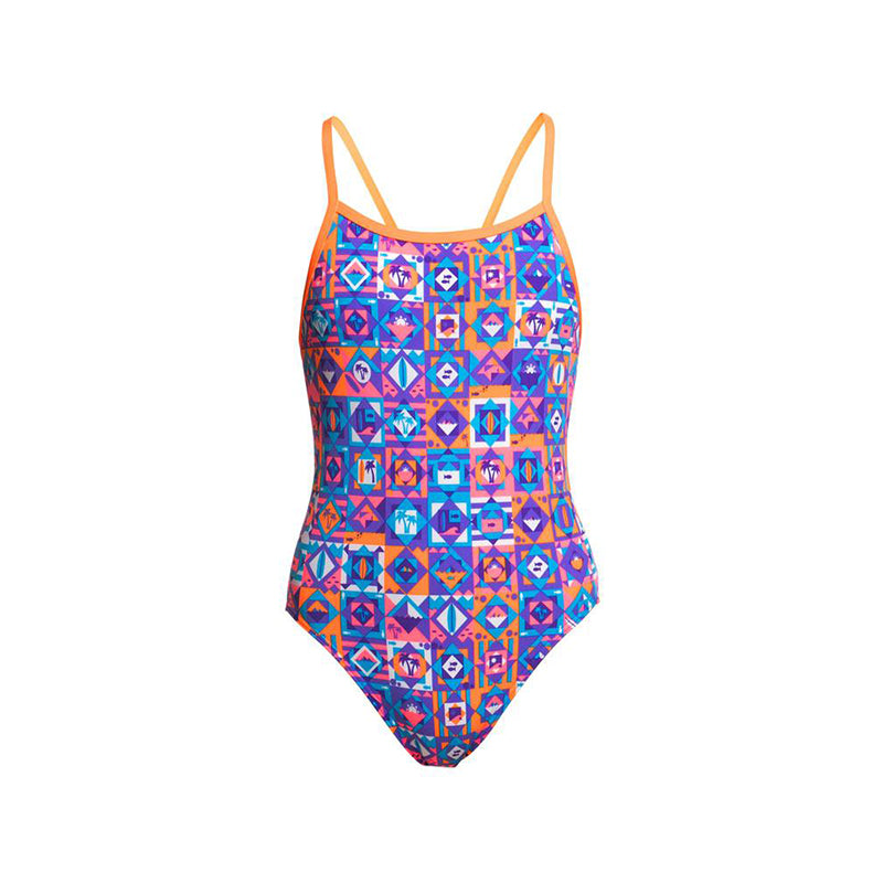Funkita - Slide Show - Girls Single Strap One Piece