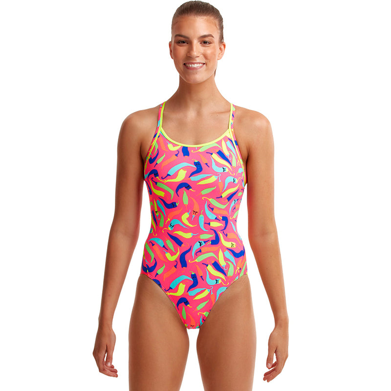 Funkita - So Hot - Ladies Eco Diamond Back One Piece