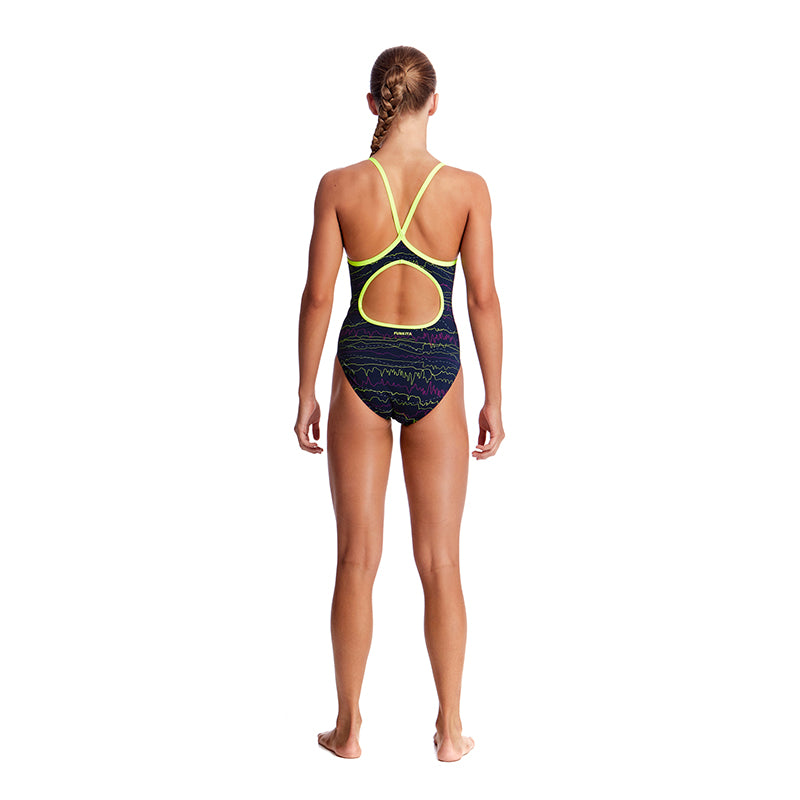 Funkita - Sound System - Girls Diamond Back One Piece