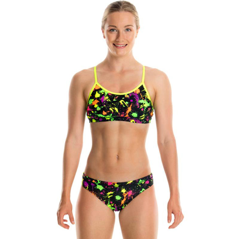 Funkita - Splatter Attack - Girls Racerback Two Piece