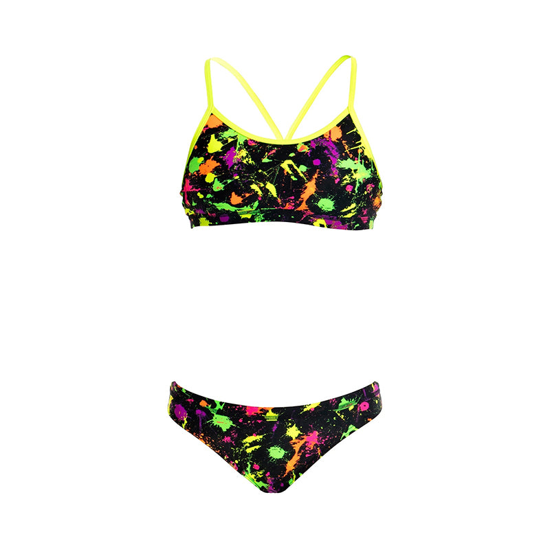 Funkita - Splatter Attack - Girls Racerback Two Piece