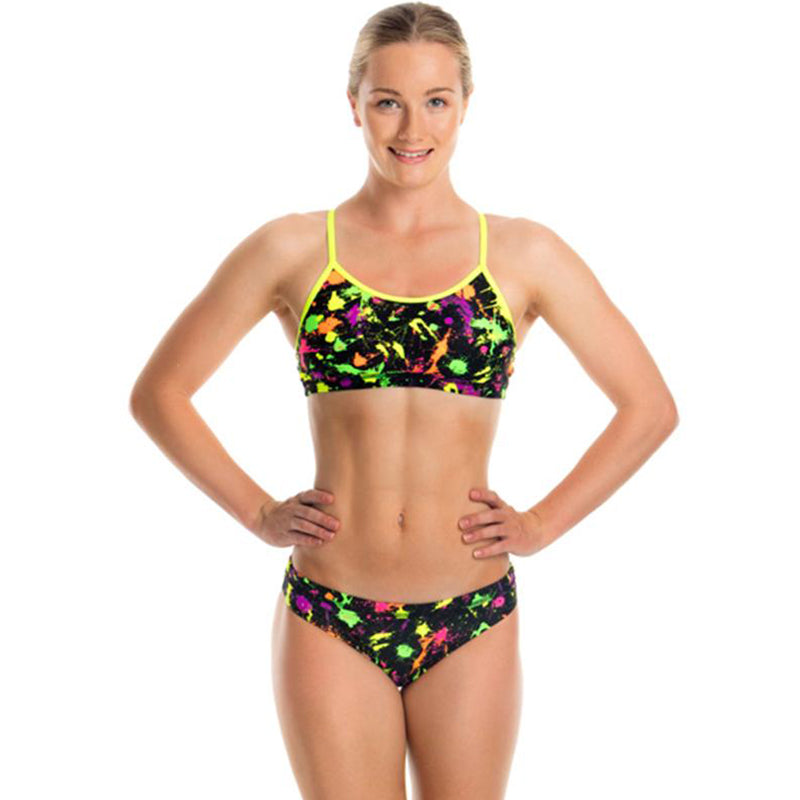 Funkita - Splatter Attack - Girls Racerback Two Piece