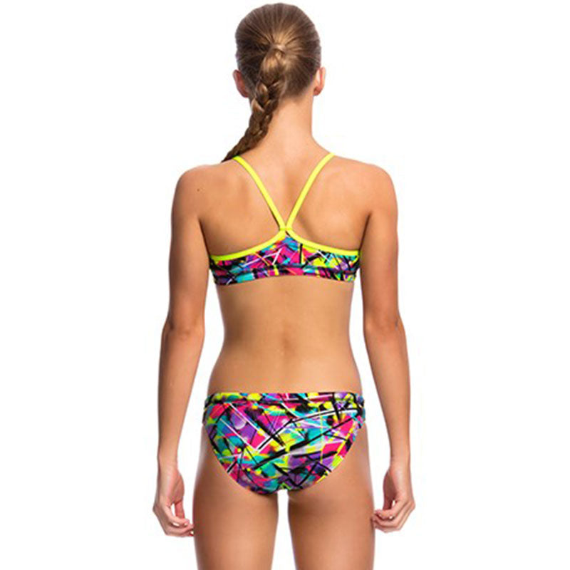 Funkita - Spray On - Girls Racerback Two Piece