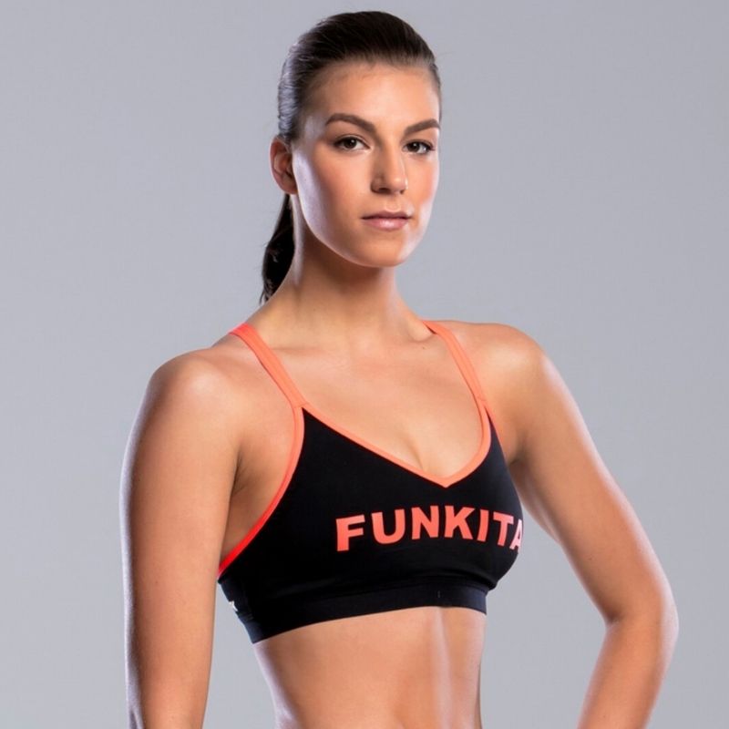 Funkita - Stampd Candy - Ladies Bondage Active Crop Top