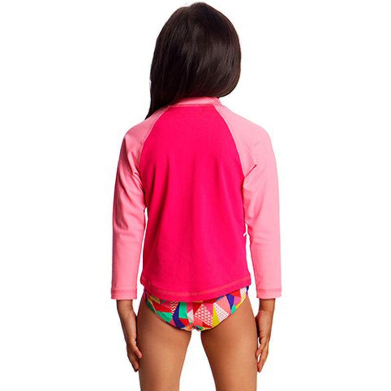 Funkita - Stare Bare - Toddler Girls Zippy Rash Vest