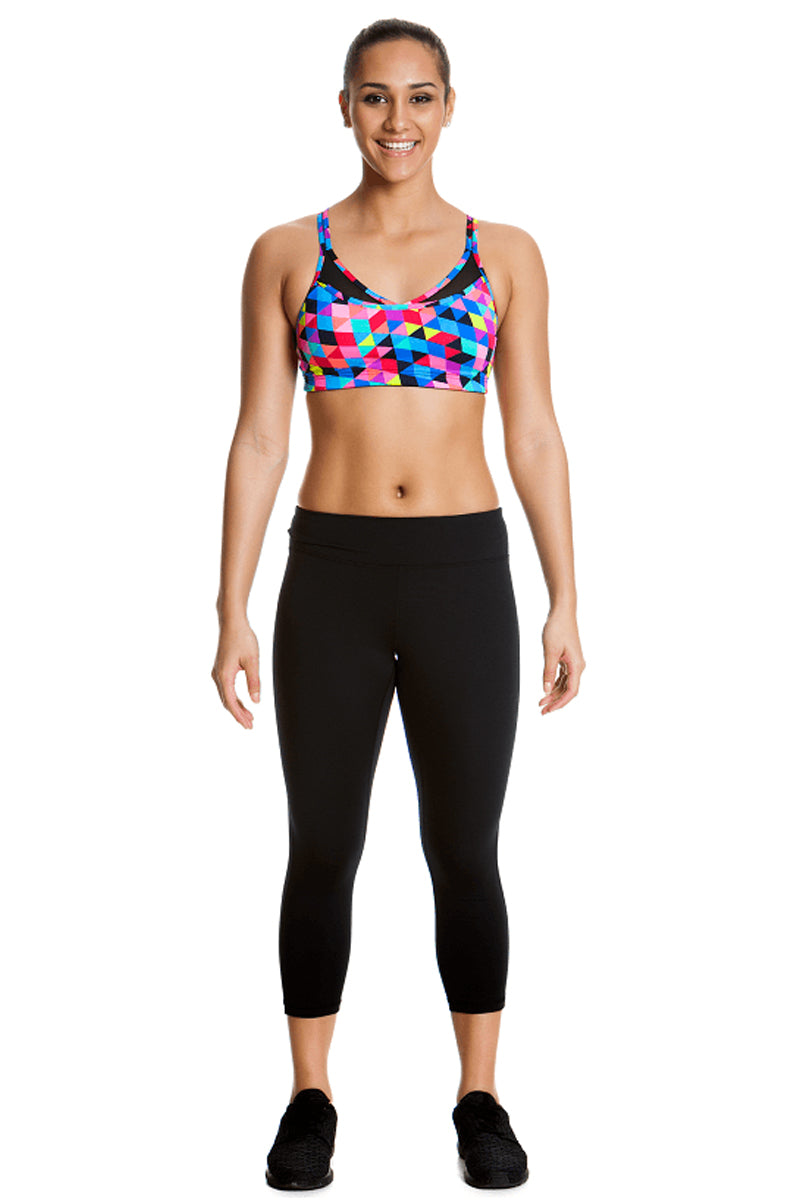 Funkita - Black - Ladies Electric Runner 3/4 Tight