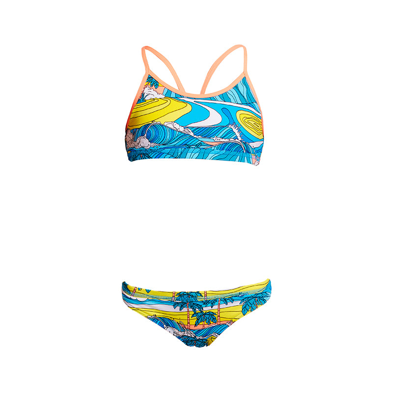 Funkita - Summer Bay - Girls Eco Racerback Two Piece