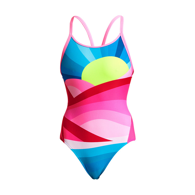Funkita - Summit Sunset - Ladies Diamond Back One Piece