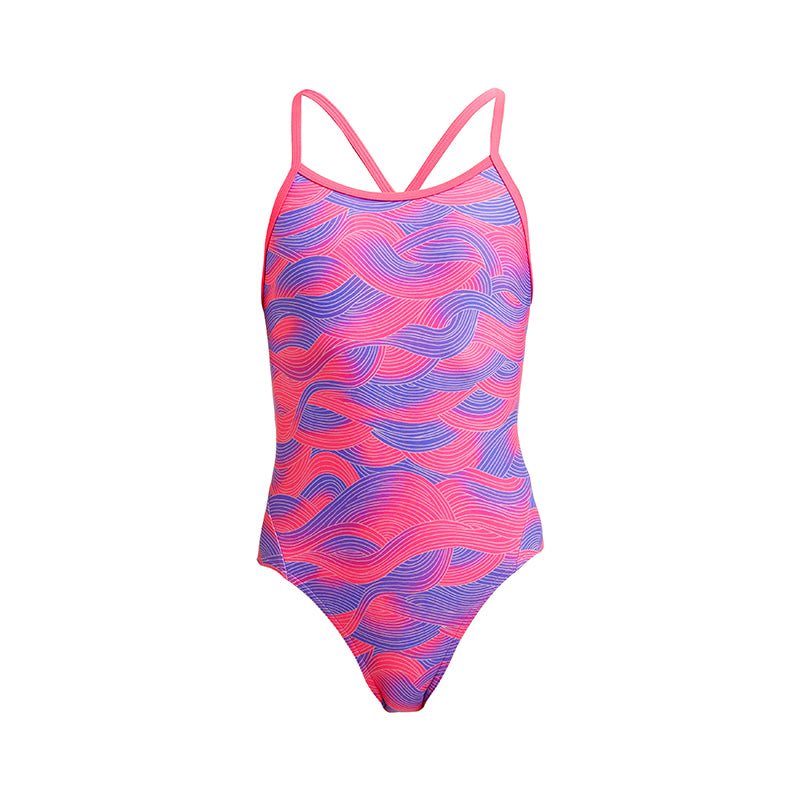 Funkita - Sunset Swirl - Girls Twisted One Piece