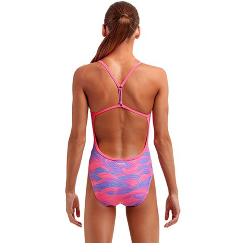 Funkita - Sunset Swirl - Girls Twisted One Piece