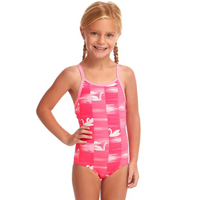 Funkita - Swan Lake - Toddler Girls Printed One Piece