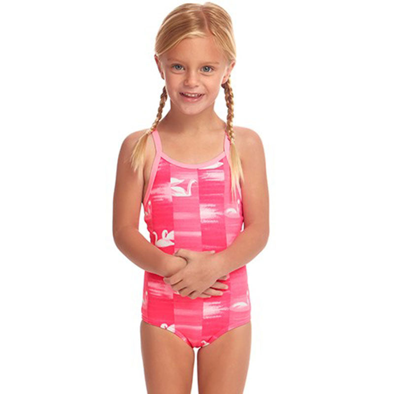 Funkita - Swan Lake - Toddler Girls Printed One Piece