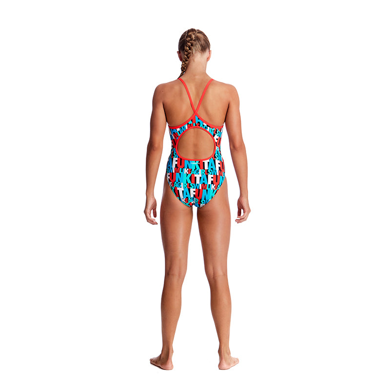 Funkita - Swim Squad - Girls Diamond Back One Piece