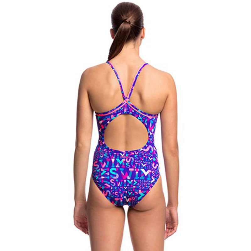 Funkita - Swim Swim - Ladies Diamond Back One Piece