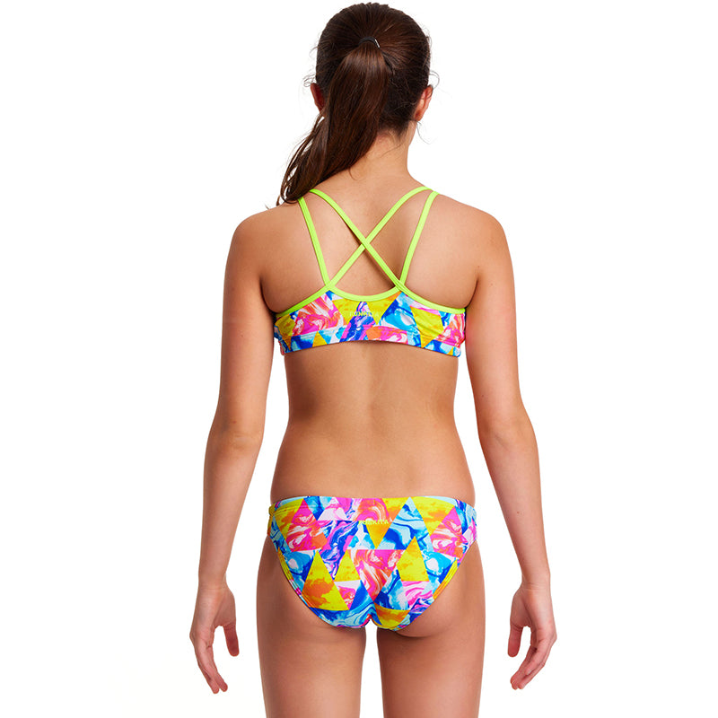 Funkita - Swirl Stopper - Girls Criss Cross Two Piece