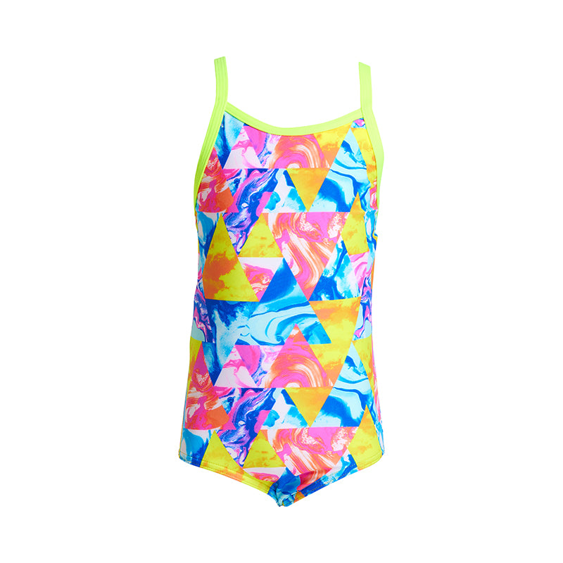 Funkita - Swirl Stopper - Toddler Girls Printed One Piece