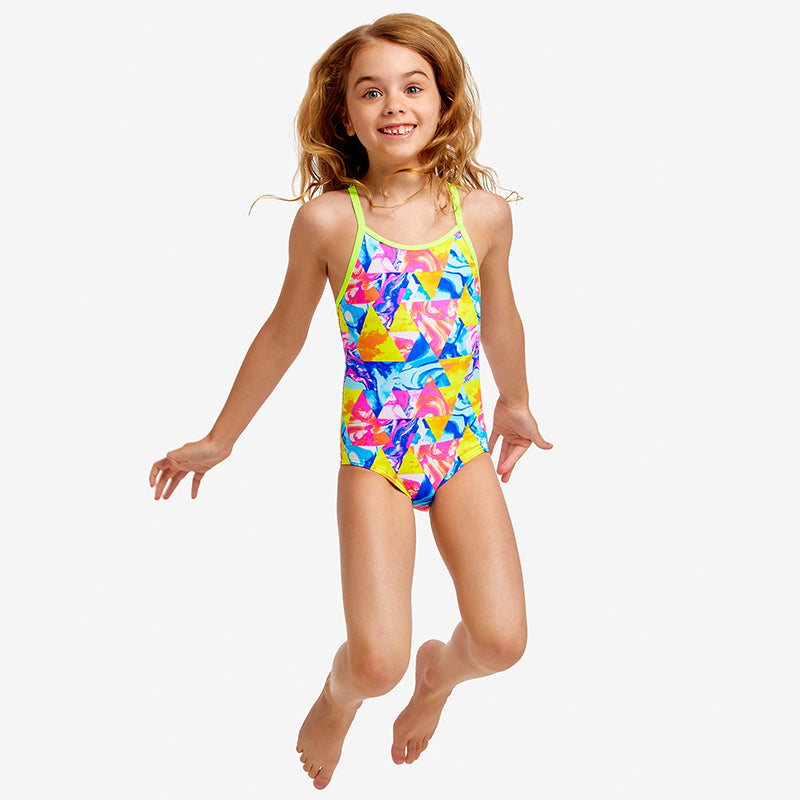 Funkita - Swirl Stopper - Toddler Girls Printed One Piece