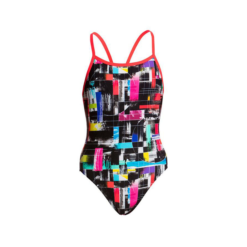 Funkita - Test Signal - Girls Single Strap One Piece