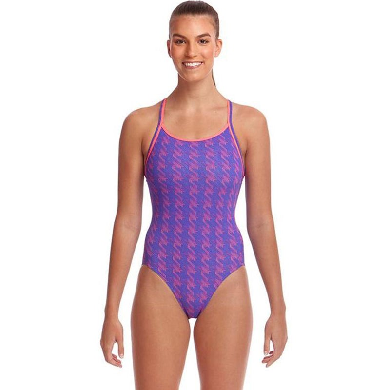 Funkita - Tetris Time - Ladies Diamond Back One Piece