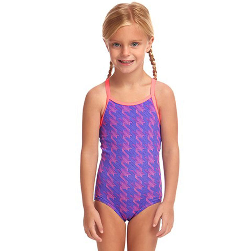 Funkita - Tetris Time - Toddler Girl's Printed One Piece