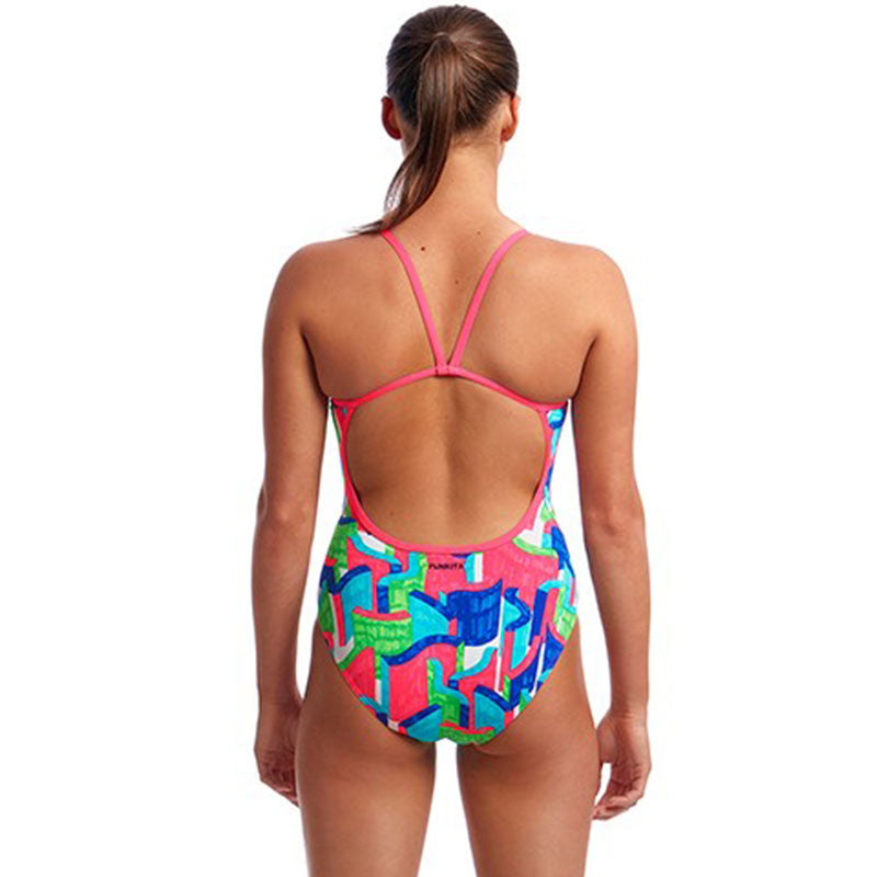 Funkita - Texta Towers - Ladies Single Strap One Piece