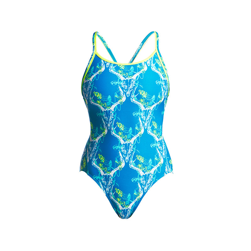 Funkita - Thirsty Cow - Ladies Diamond Back One Piece
