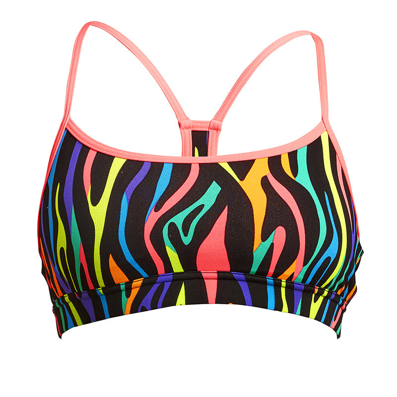 Funkita - Tiger Town - Ladies Swim Crop Top