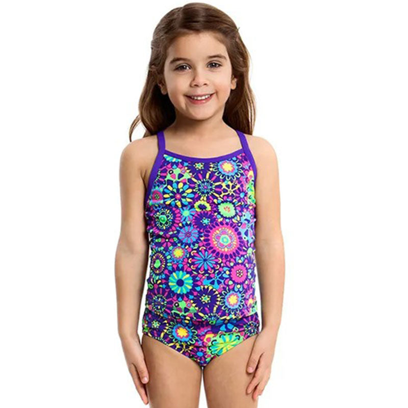 Funkita - Chelsea Flower - Toddlers Girls Tankini & Brief