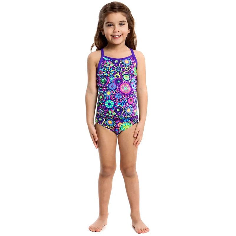 Funkita - Chelsea Flower - Toddlers Girls Tankini & Brief