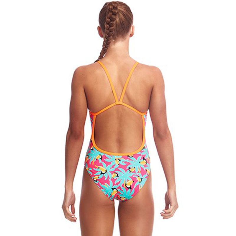 Funkita - Toucan Tango - Girls Eco Single Strap One Piece