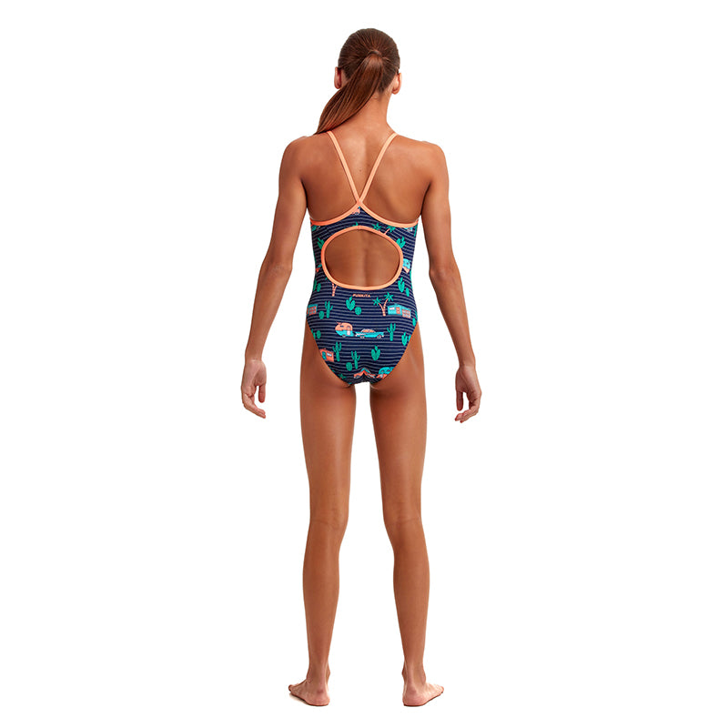 Funkita - Trailer Trash - Girls Eco Diamond Back One Piece