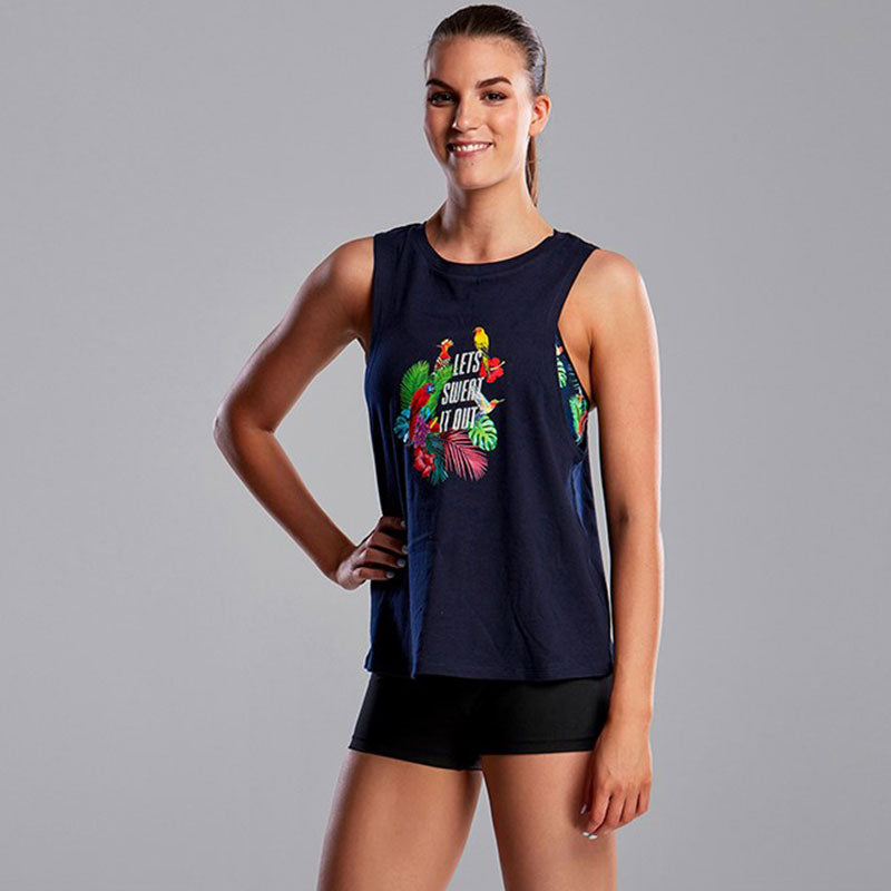 Funkita - Tropic Tag - Ladies Hank The Tank Top