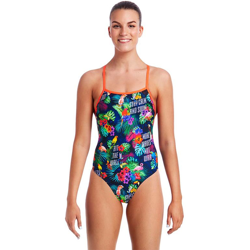 Funkita - Tropic Tag - Ladies Tie Me Tight One Piece