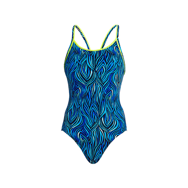 Funkita - Wild Hide - Ladies Diamond Back One Piece
