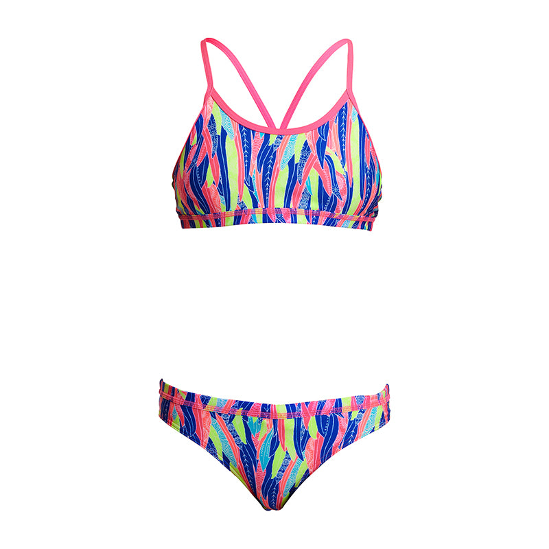 Funkita - Wing Tips - Girls Eco Racerback Two Piece