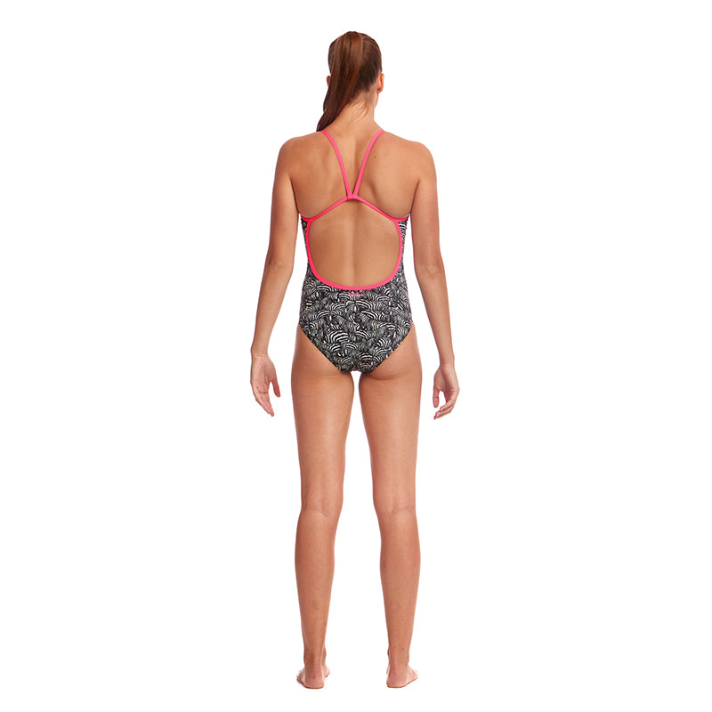 Funkita - Zebra Crossing - Ladies Eco Single Strap One Piece