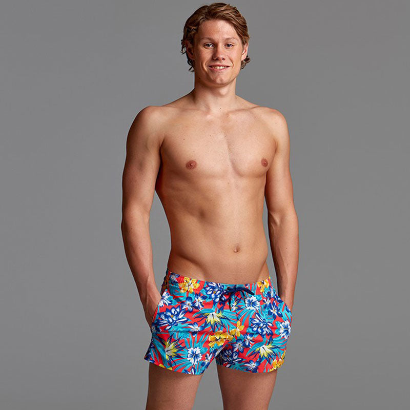 Funky Trunks - Aloha from Hawaii Mens Shorty Shorts Short