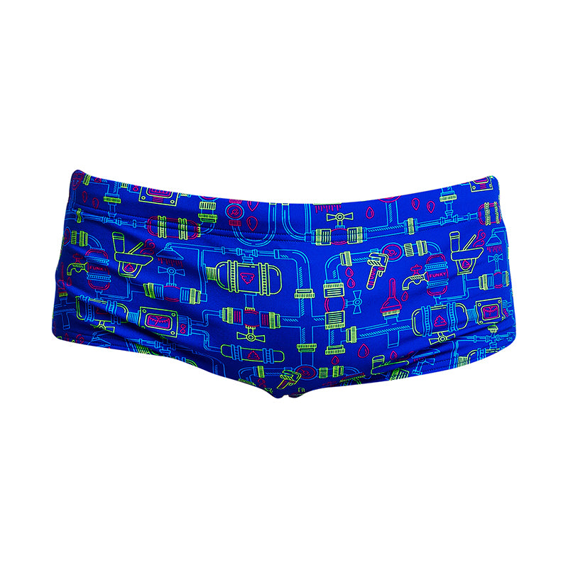 Funky Trunks - Backed Up - Mens Eco Sidewinder Trunks