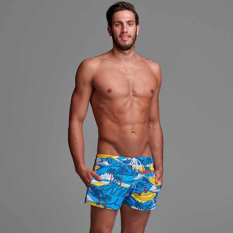 Funky Trunks - Beach Bum - Mens Shorty Shorts Short