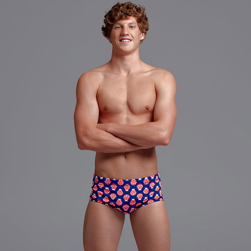Funky Trunks - Been Bugged - Mens Plain Front Trunks