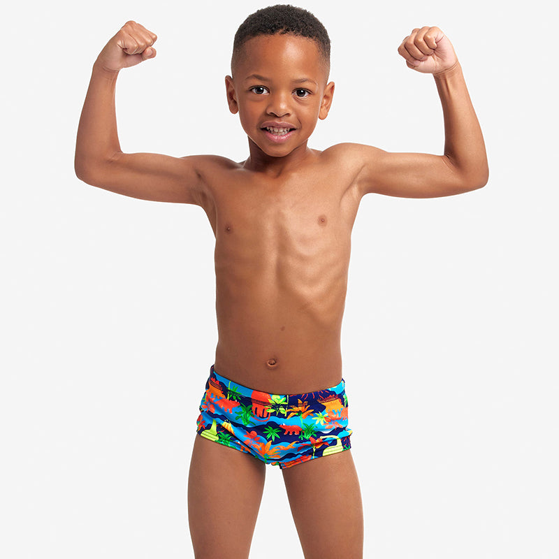Funky Trunks - Big Bronto - Toddler Boys Printed Trunks