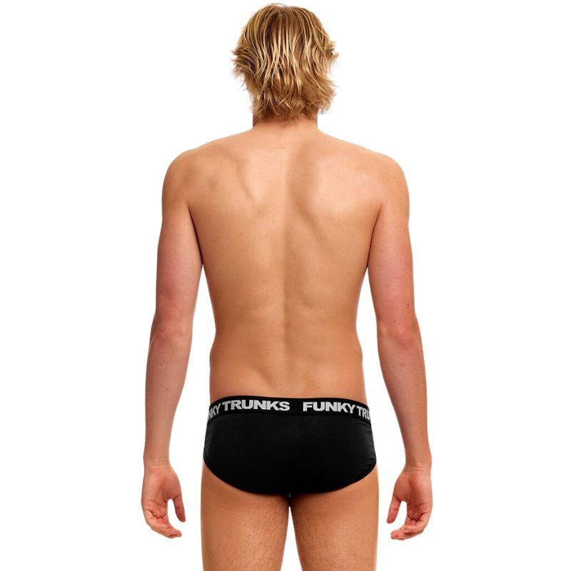 Funky Trunks - Black Attack - Mens Underwear Briefs