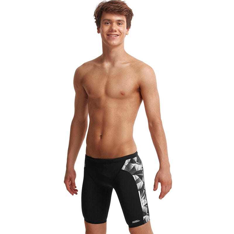 Funky Trunks - Black Tint - Boys Training Jammers